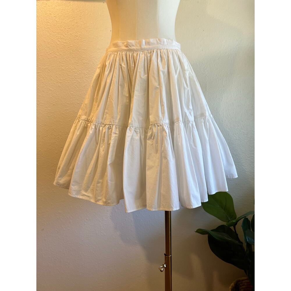 Juicy Couture White Cotton Ruffled Mini Skirt Size 4 NEW With Tags - Picture 11 of 11